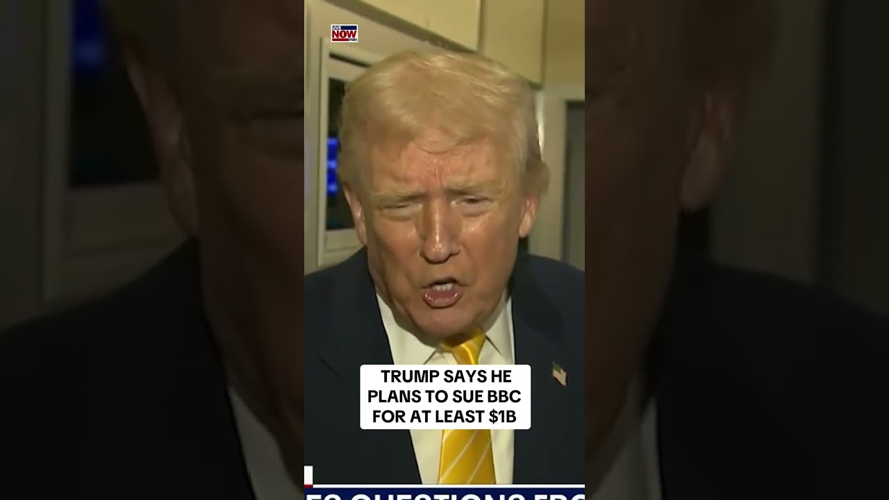 Trump says he plans to sue BBC for at least $1 billion
