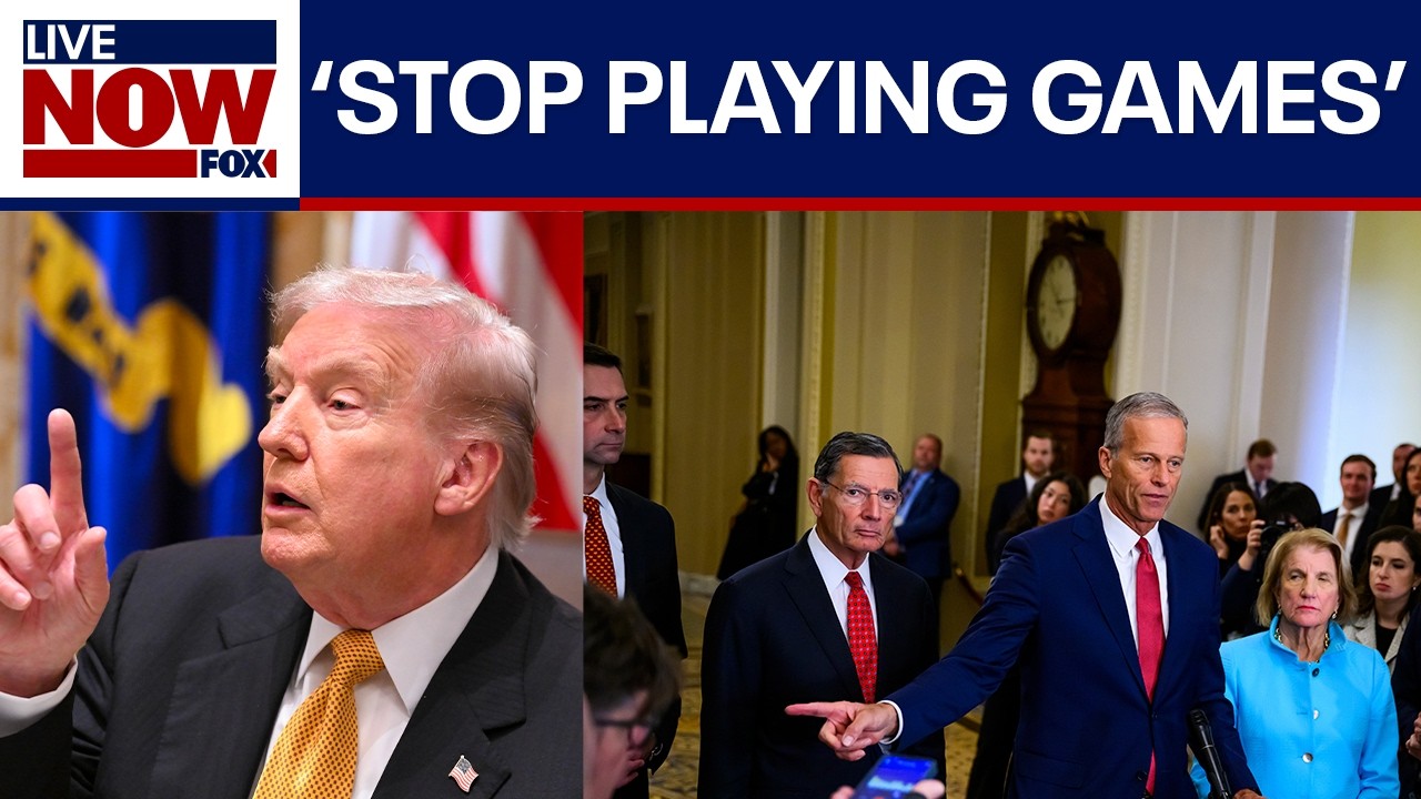 Trump tells GOP senators to ‘stop playing games’ with shutdown