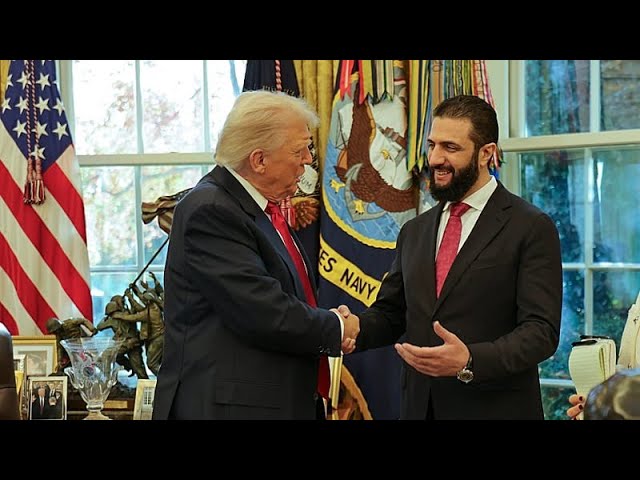 Trump vows to support Syrian leadership after White House meeting with President al-Sharaa
