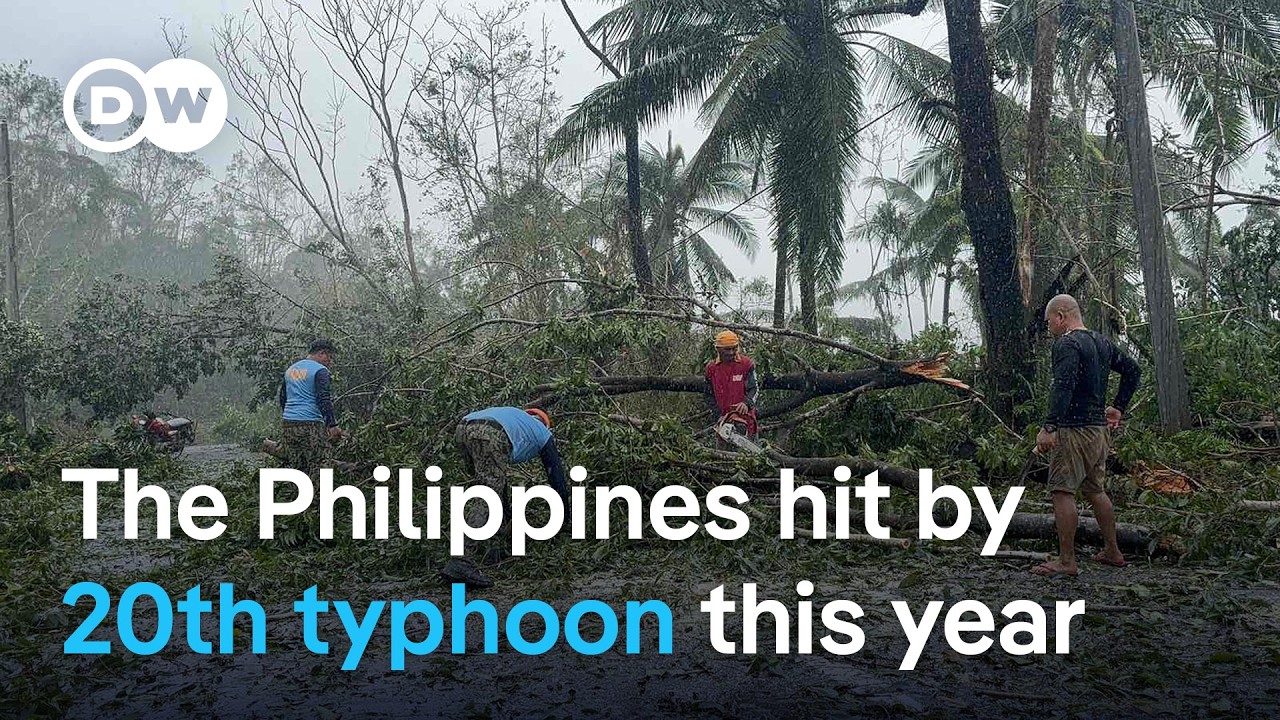 Typhoon Kalmaegi slams into the Philippines, sparking earthquake and volcanic activity fears