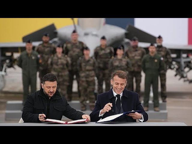 Ukraine signs deal with France for 100 Rafale jets and air defence systems