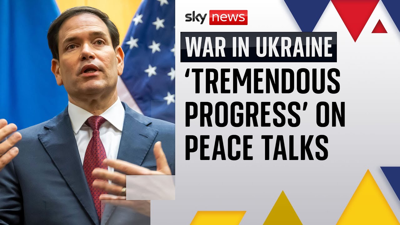 US hails ‘tremendous amount of progress’ on Ukraine peace plan