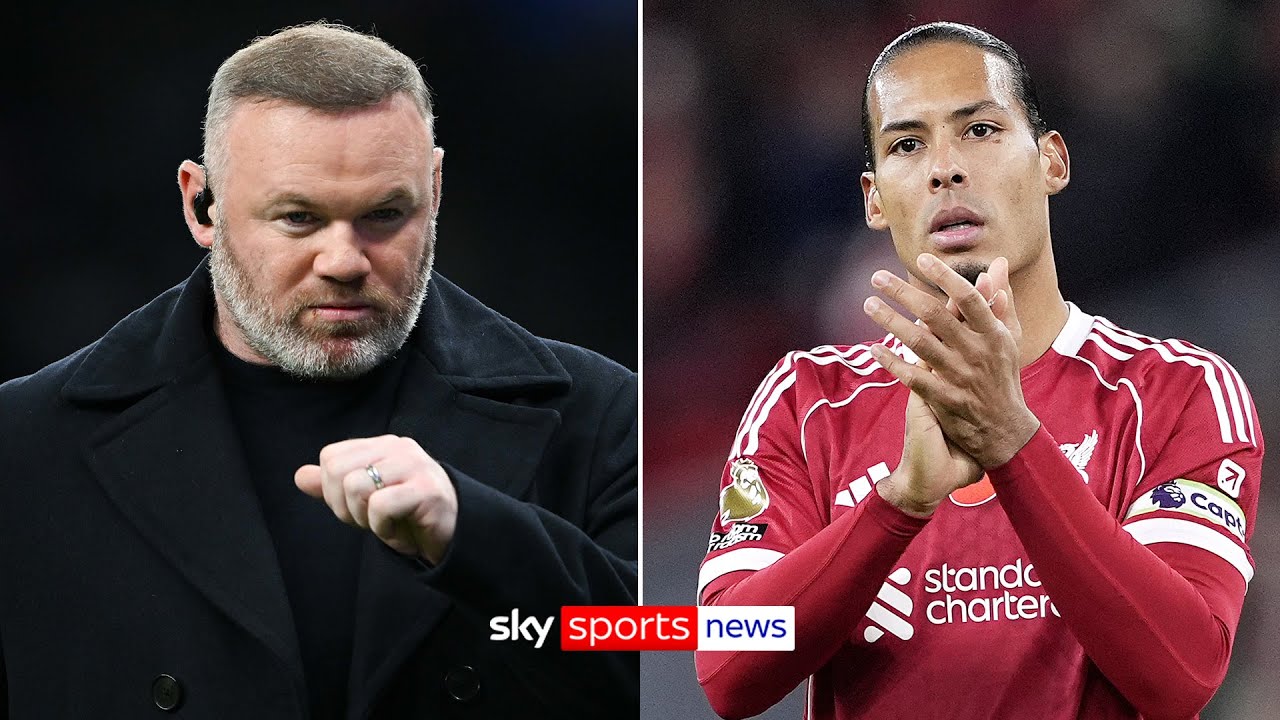 Wayne Rooney tells Virgil van Dijk to “ignore noise” after continuing spat with Liverpool captain