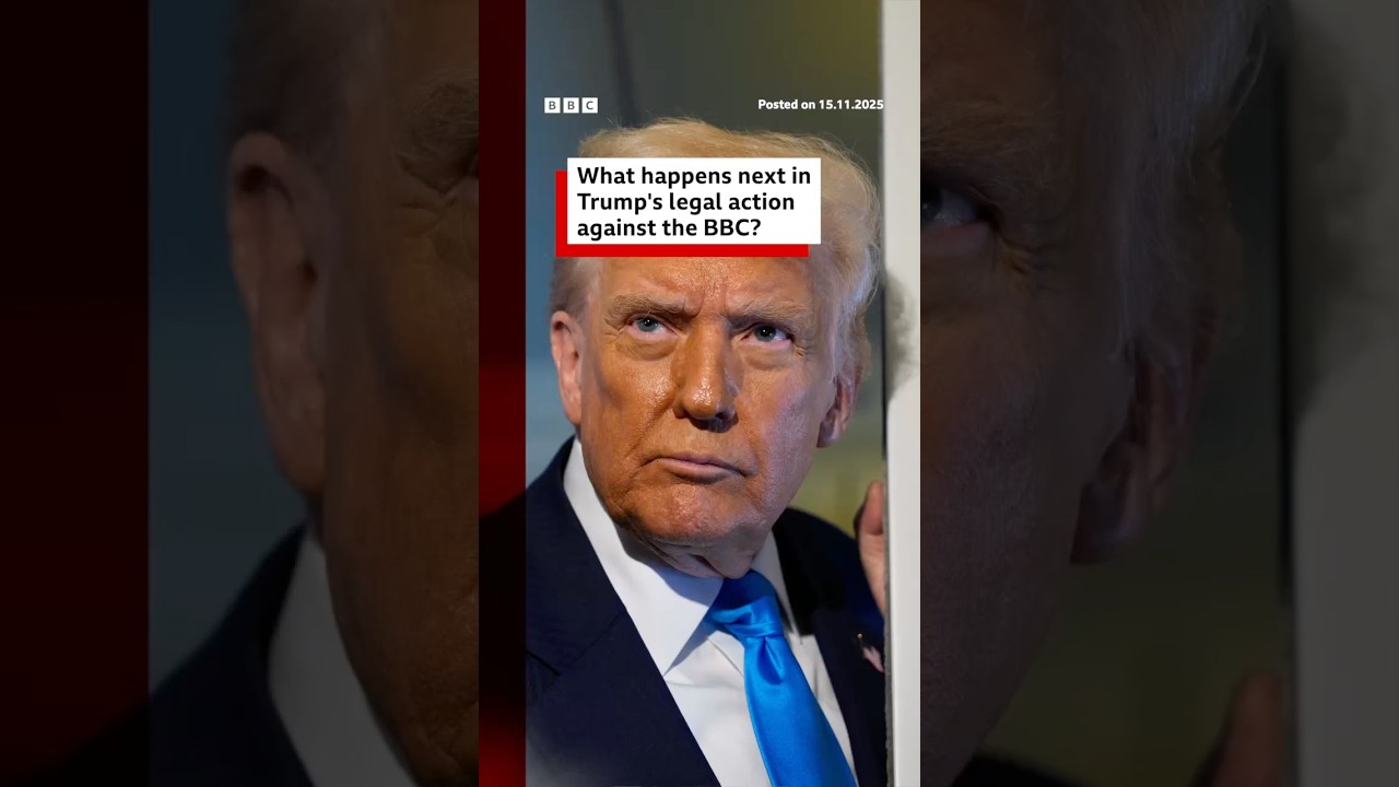 What happens next in Trump’s legal action against the BBC? #DonaldTrump #USNews #BBCNews