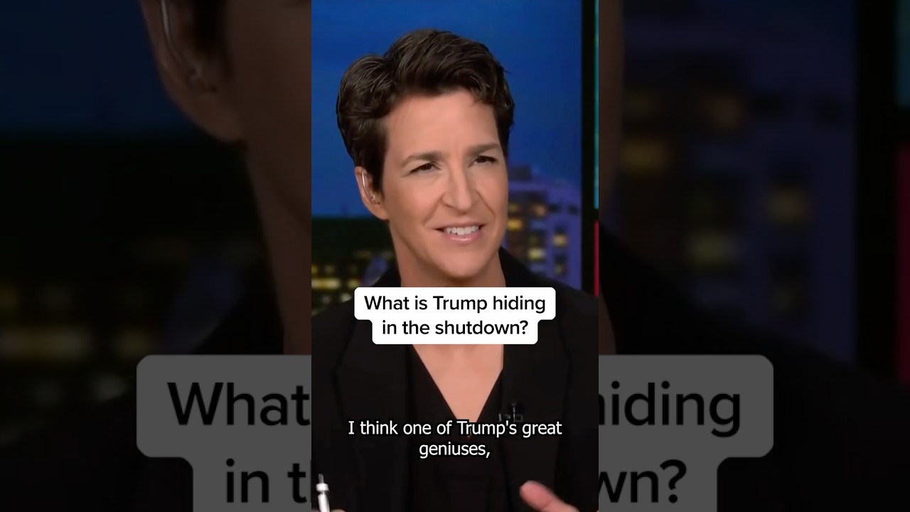 What is Donald Trump hiding in the shutdown?