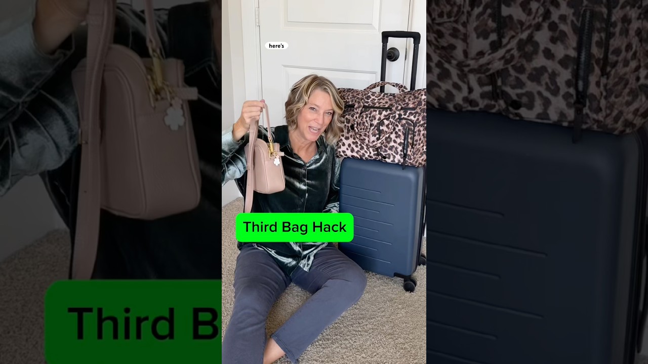 When Flying Do this With Your Crossbody Bag for the Flight #travelhack