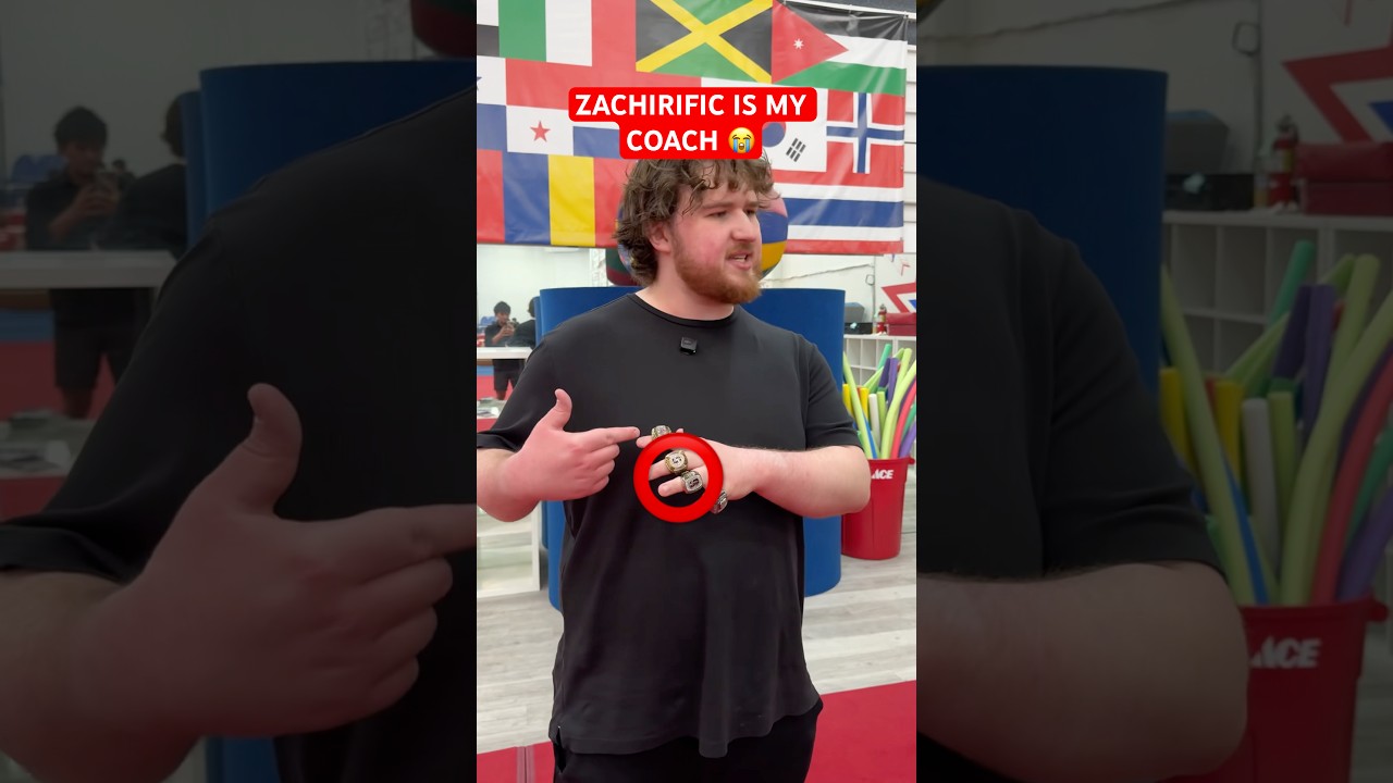 @zachirific is my coach 😭 #gymnastics #gymnast #coach #zachirific #olympics #olympic #sports #ncaa