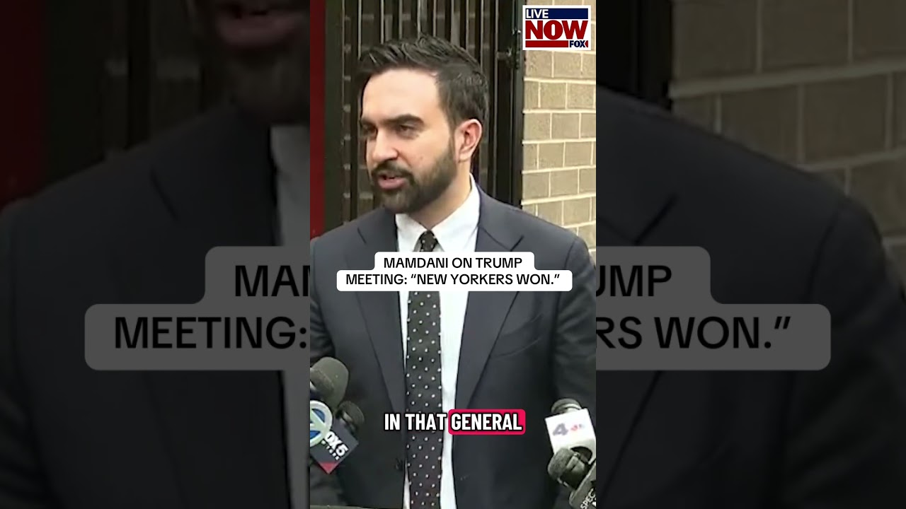 Zohran Mamdani answered questions Sunday about his Oval Office meeting with President Trump. #news