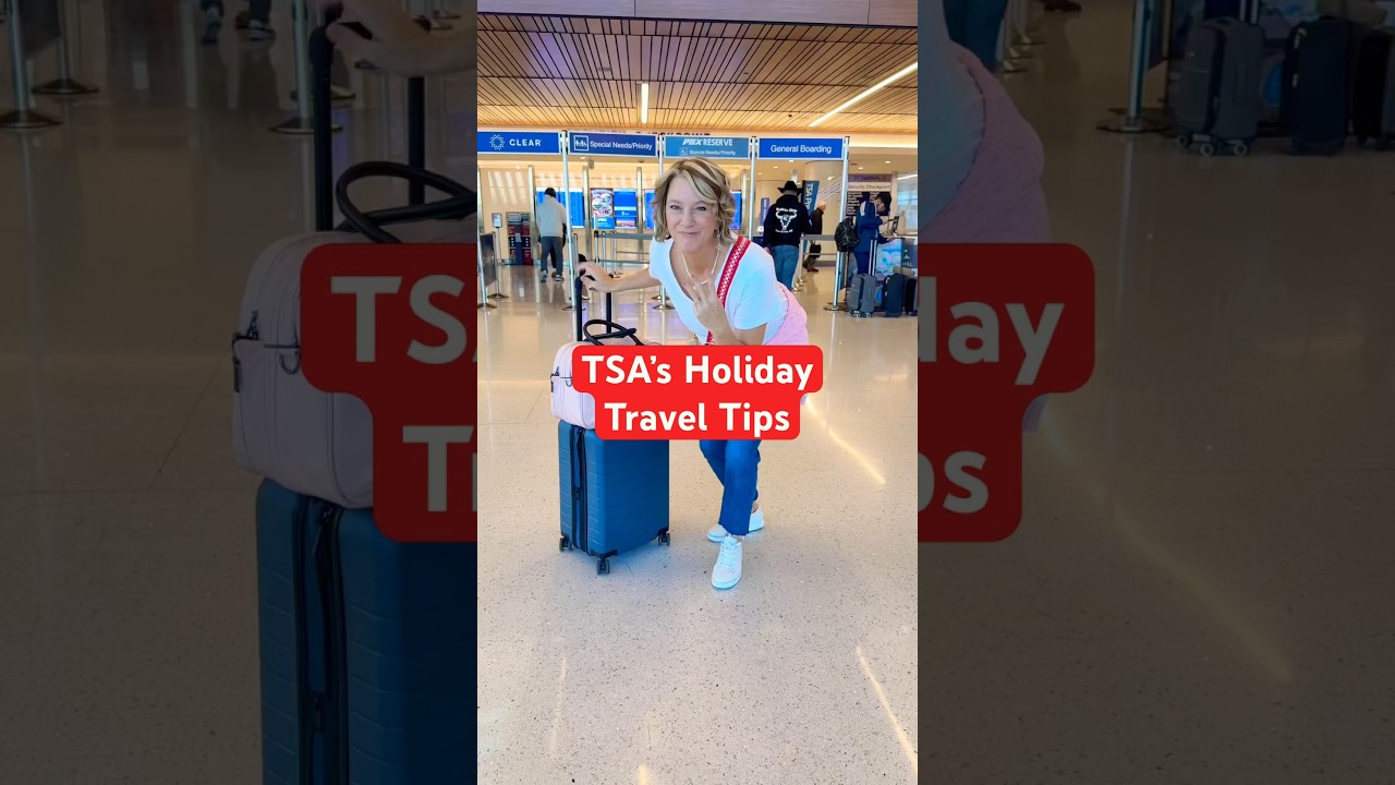 3 TSA Holiday Travel Tips #tsatips #traveltips