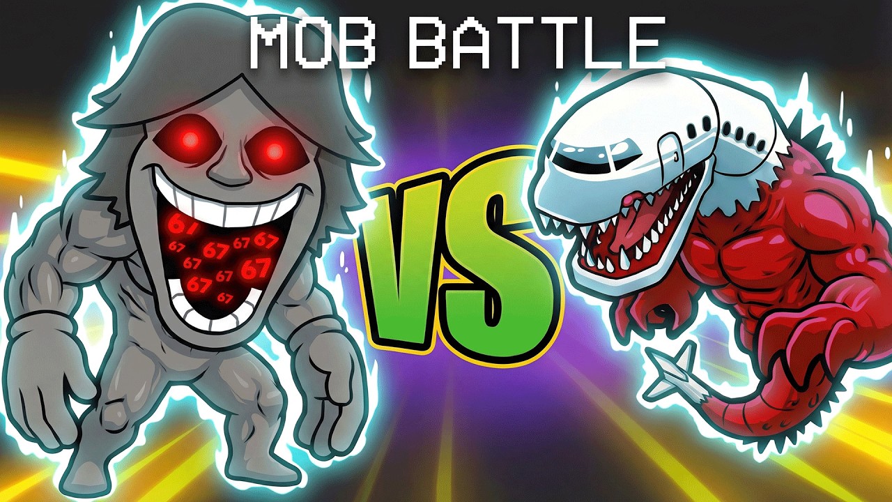 67 Kid VS Infected Sky in MOB BATTLE!