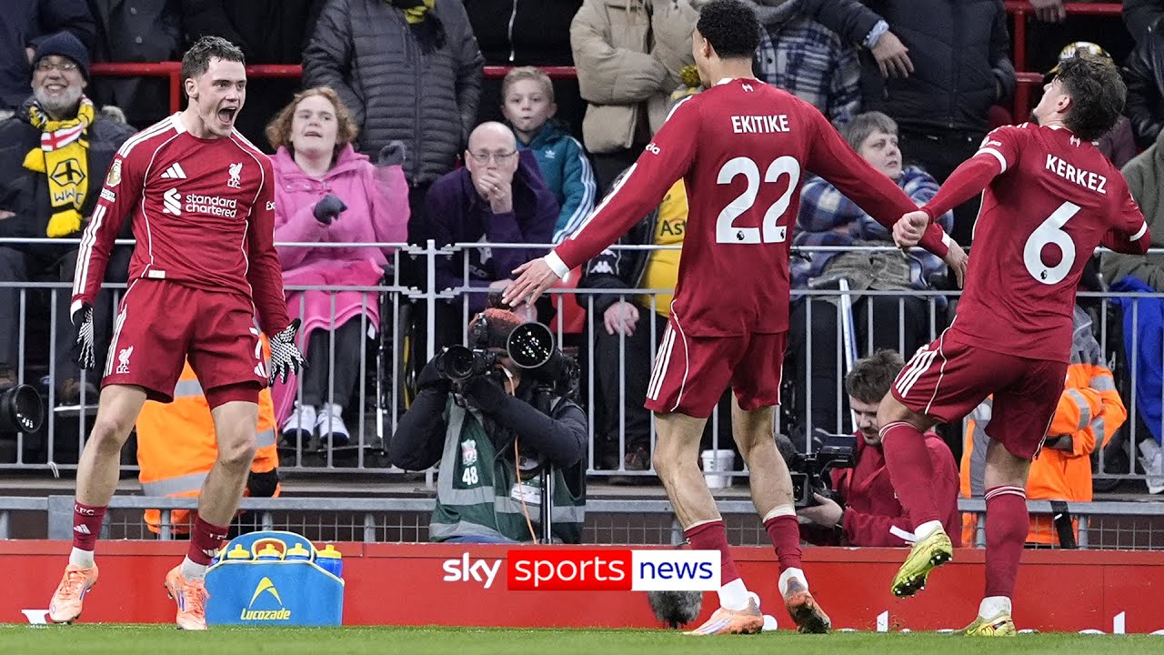 “A clever footballer” | Reaction as Florian Wirtz scores first Liverpool goal in Wolves win