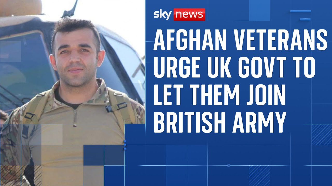 Afghan veterans urge UK government to allow them to join the British Army