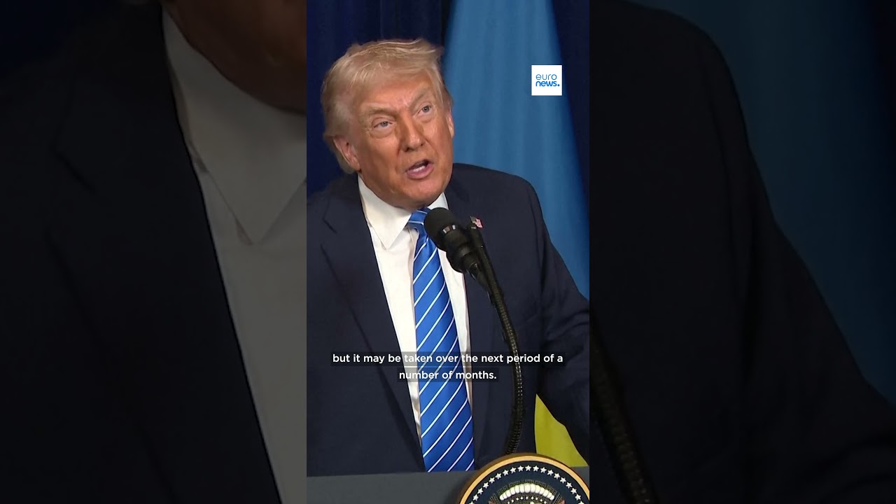 After meeting Zelenskyy, Trump says land issues sticking point in Ukraine negotiations