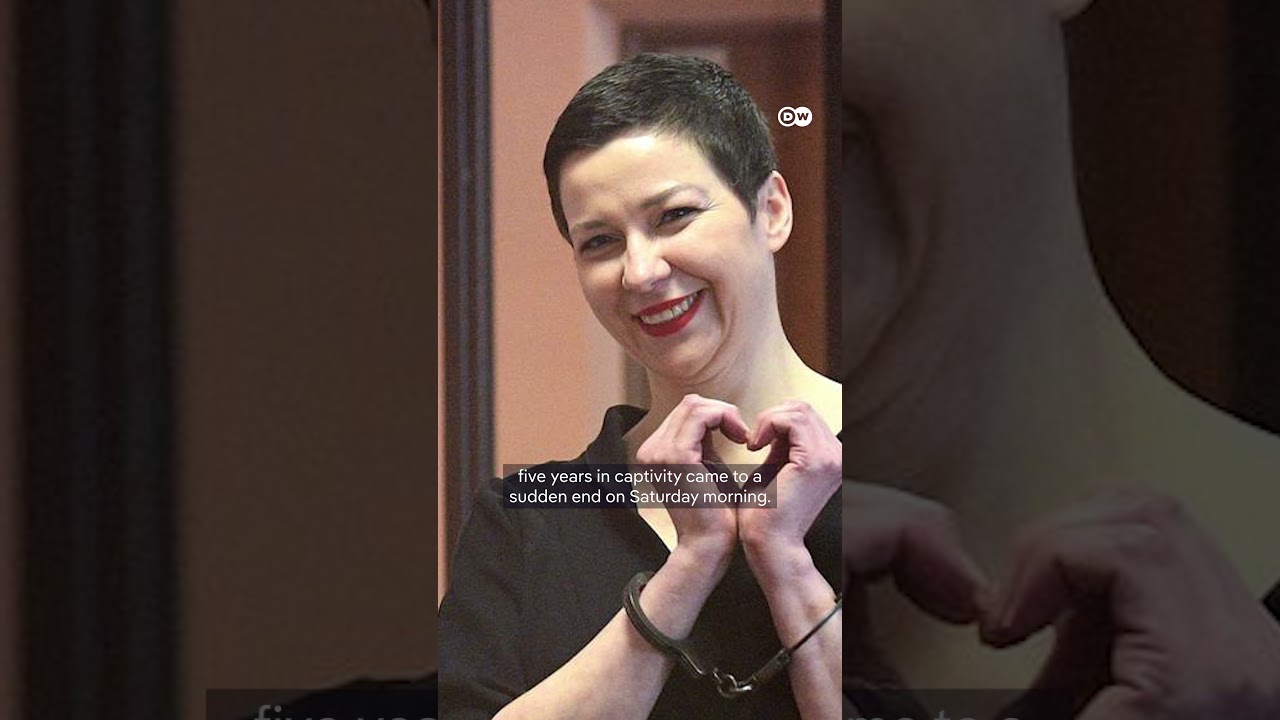 Belarusian opposition politician Maria Kolesnikova speaks after her release | DW News
