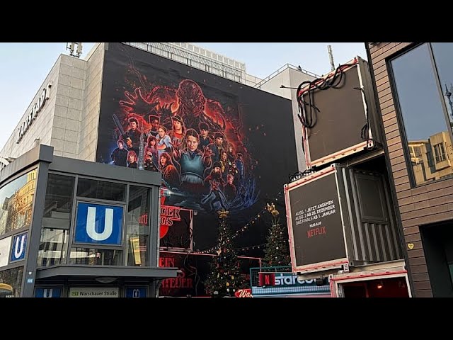Berlin goes upside down: Stranger Things Christmas market takes over Ku’damm