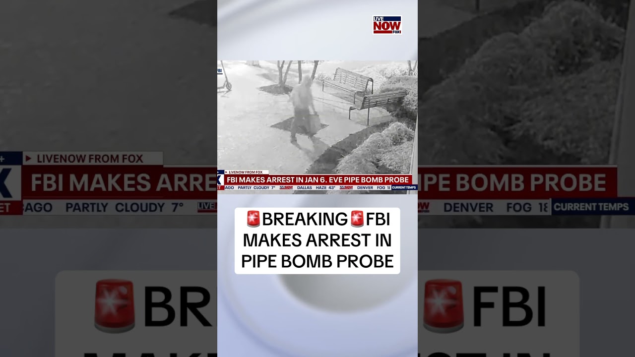 BREAKING: FBI makes arrest in January 6th eve pipe bomb. #breaking #news #crime #trump