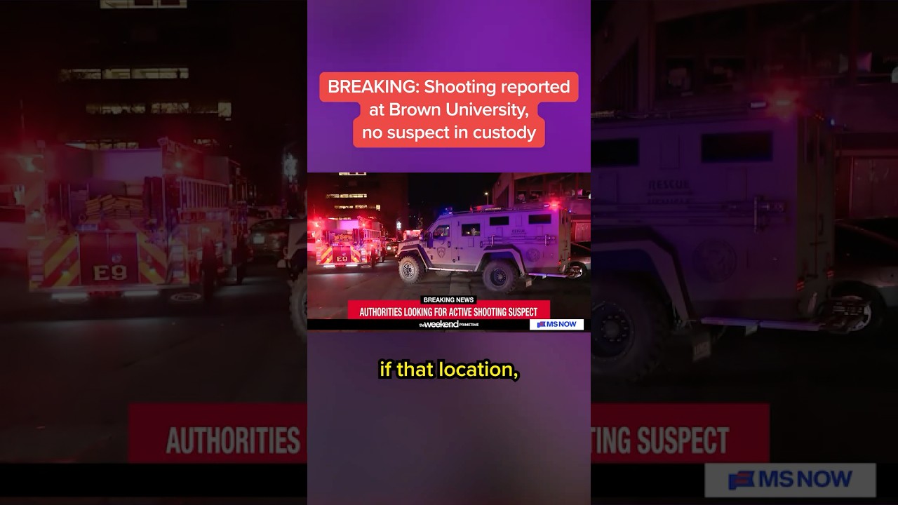 BREAKING: Shooting reported at Brown University, no suspect in custody