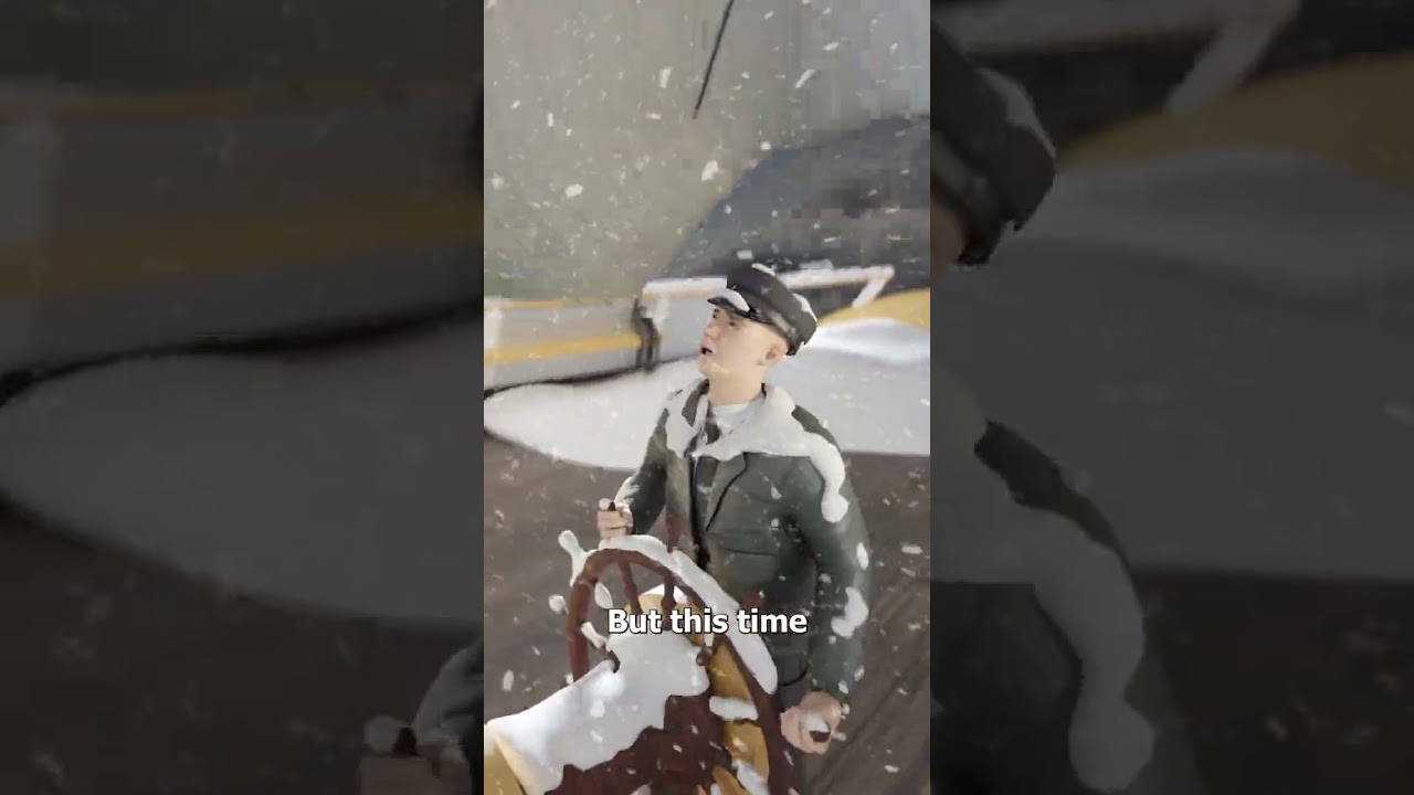 Captain Santa Drowns With Christmas Trees 😰