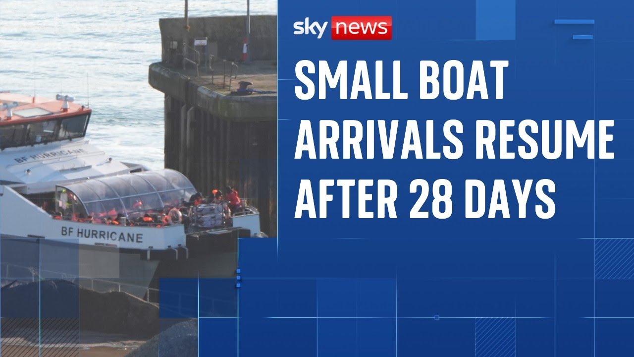 Channel migrant crossings resume after longest pause in seven years