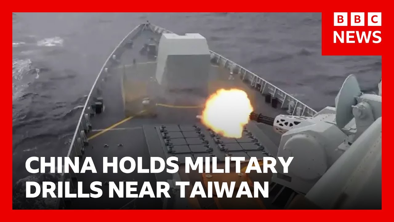 China holds military drills around Taiwan as warning to ‘separatist forces’ | BBC News