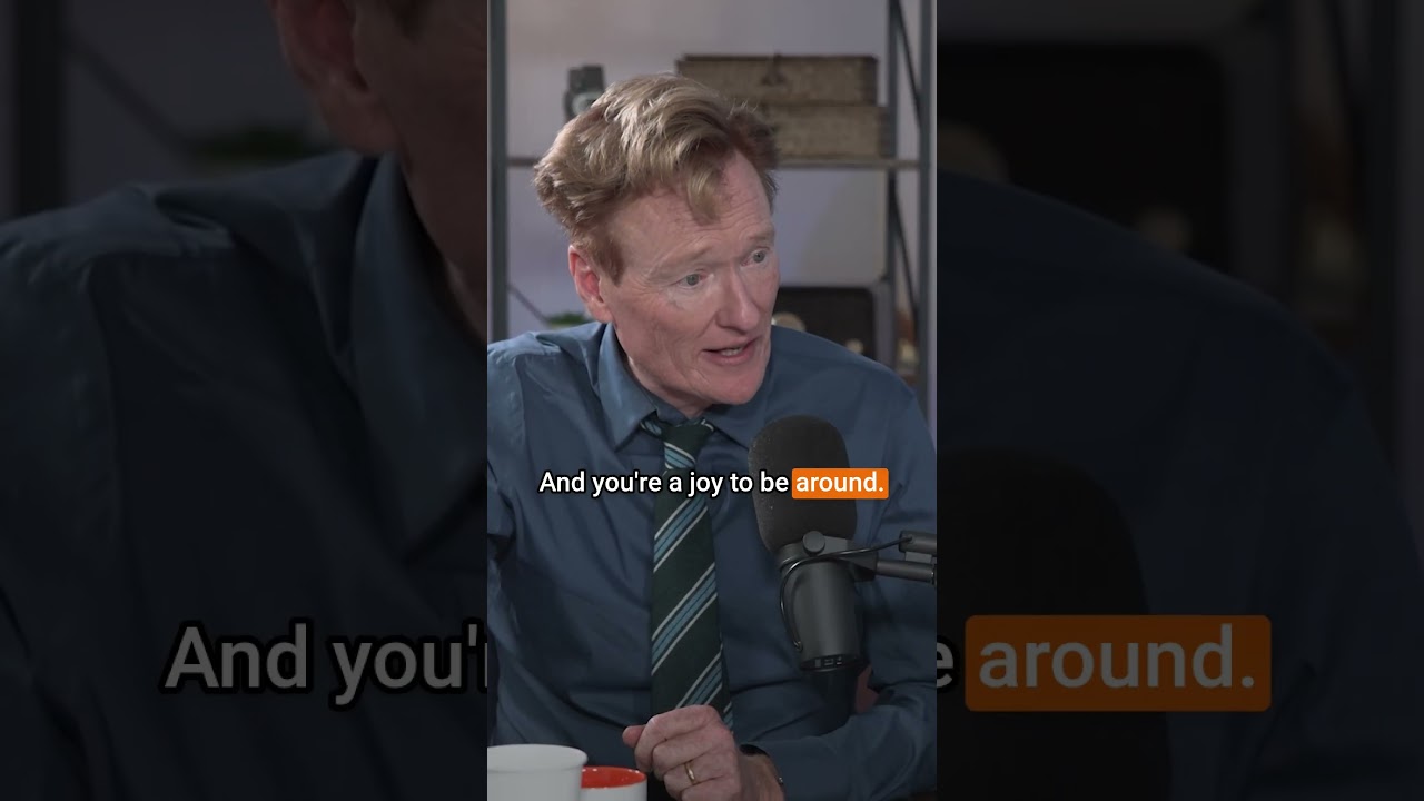 Conan forces Matthew Rhys to pay him a compliment #podcast #comedy #conan