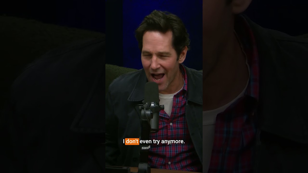 Conan wonders if Paul Rudd is tired of the “Mac & Me” prank. #podcast #comedy #conanobrien #funny