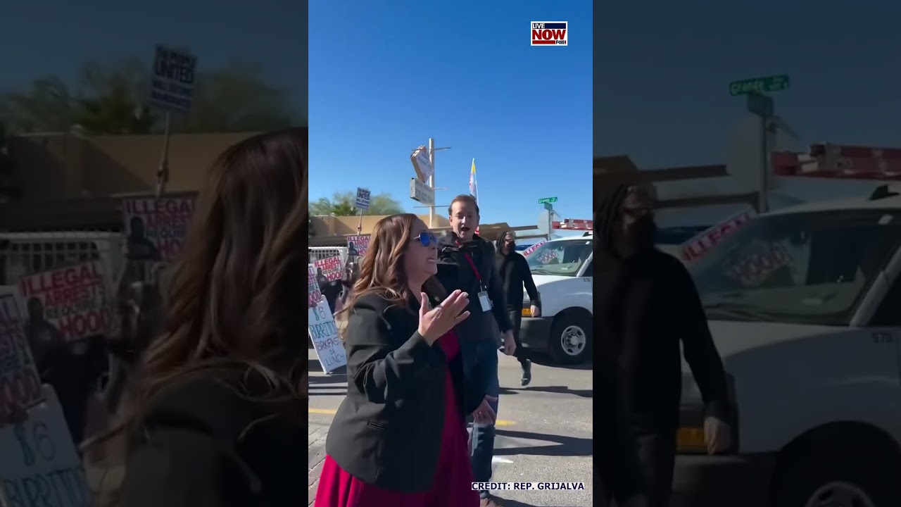 Congresswoman says was pepper sprayed by ICE