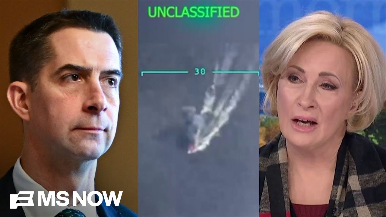 ‘Could they have paddled to shore’? Mika stunned by GOP lawmaker’s response to new strike footage