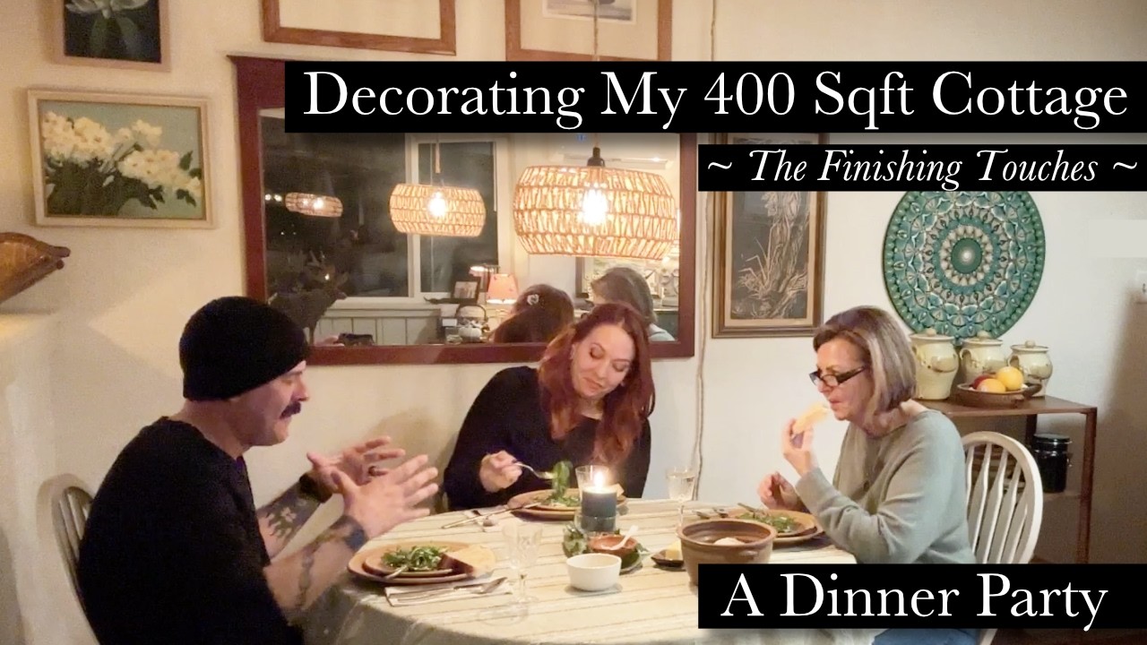 Decorating My Tiny Cottage – The Final Touches! | Can You Entertain in 400 Sqft??? | Over 50, Over60