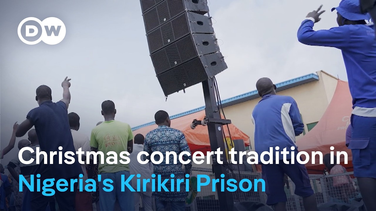 ‘Detty December’ beats spread Christmas spirit in Lagos jail | DW News