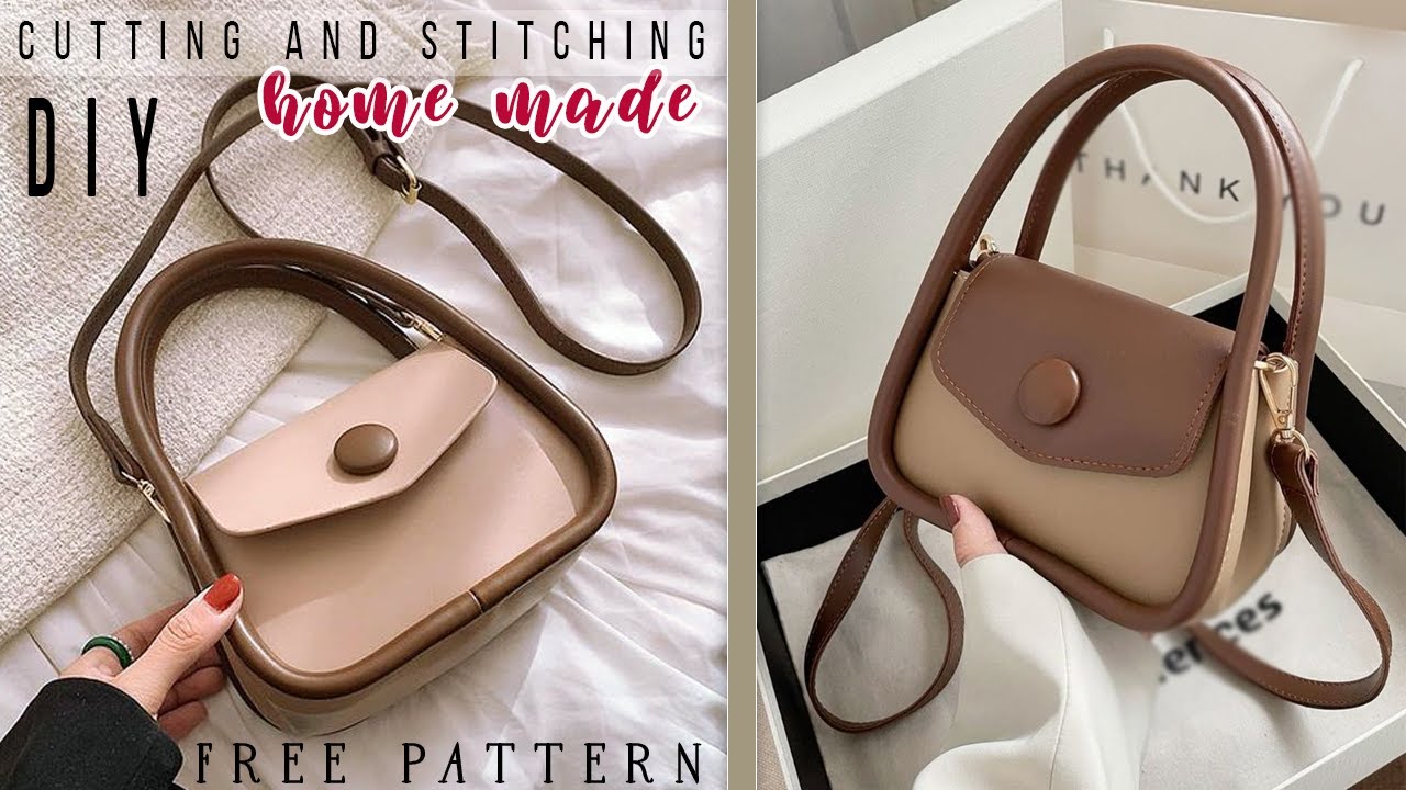 DIY How to make purse with cloth 👜 Cheap way to sew at home like store one