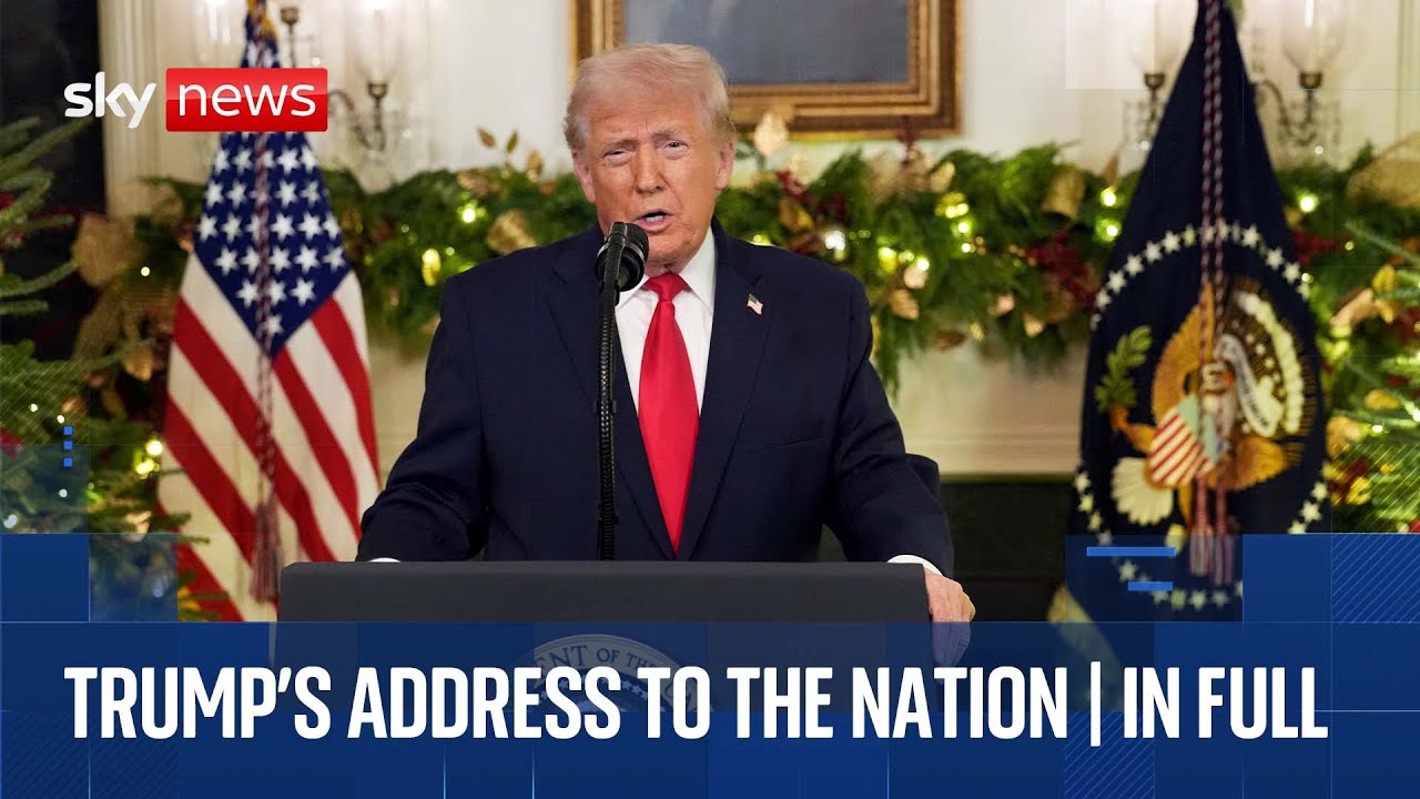 Donald Trump’s address to the nation from Oval Office | December 2025 | Watch in full