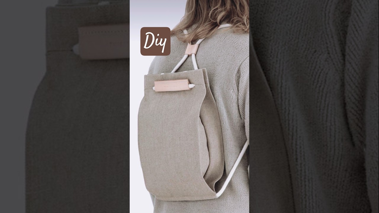 ECO Textile BACKPACK #diy #backpack #bagsewing #sewingtips #sewingtutorial