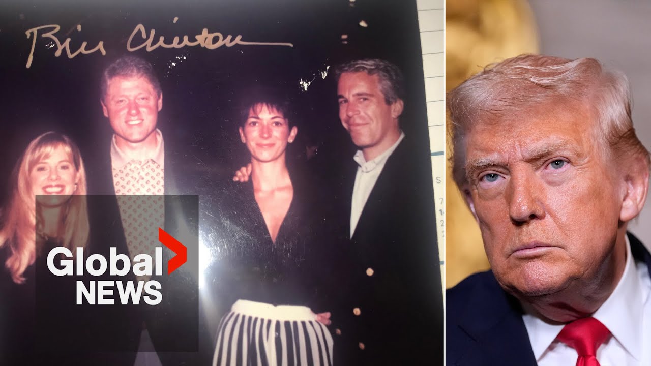 Epstein files: Trump says “I don’t like the pictures being shown” of Bill Clinton, blames Democrats