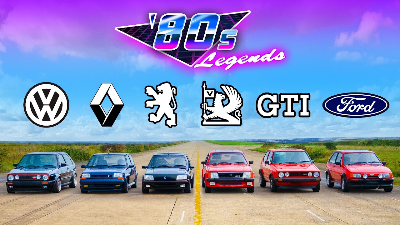 EVERY 80s Hot Hatch Icon: DRAG RACE