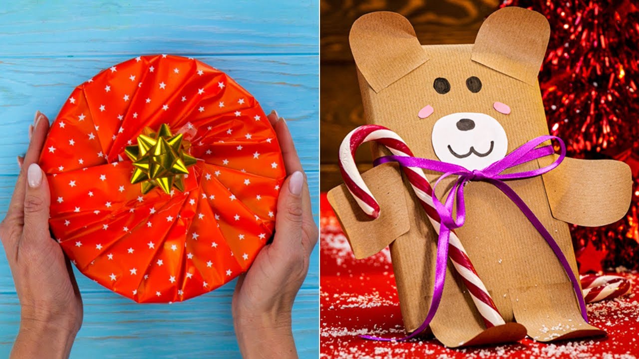 Festive Gift Wrapping Ideas + DIY Christmas Crafts to Bring Holiday Cheer! 🎁🎄✨