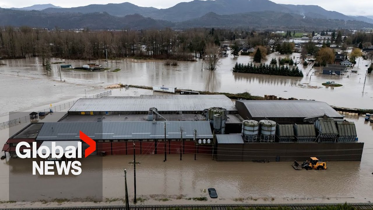 Flooding in BC’s Fraser Valley forces evacuations, highway closures