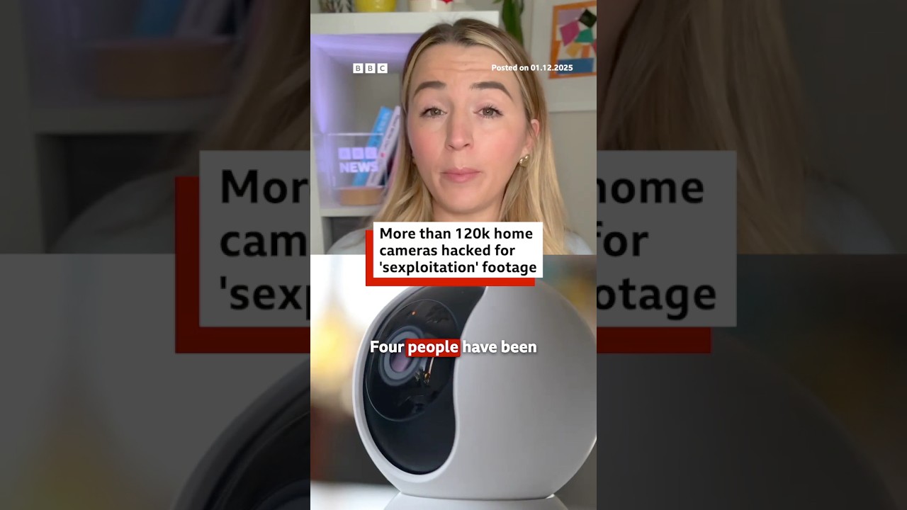 Four arrested after home cameras hacked in South Korea for ‘sexploitation’ footage. #BBCNews