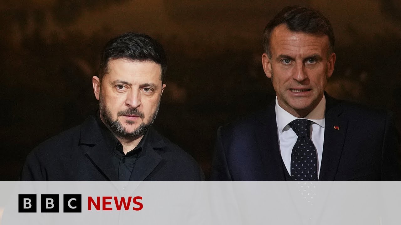 French PM hosts Zelensky in Paris | BBC News