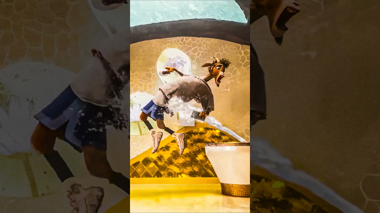 Futuristic Toilet VS. Goat 😂