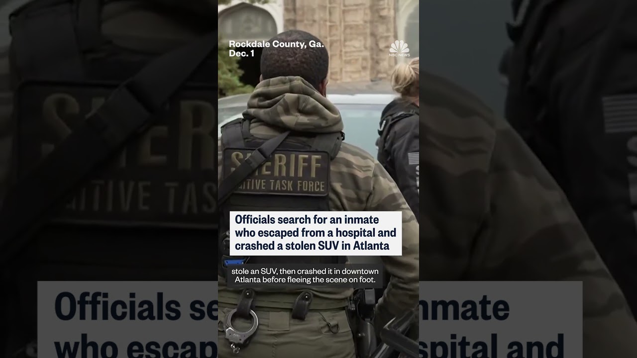 Georgia officials search for escaped inmate