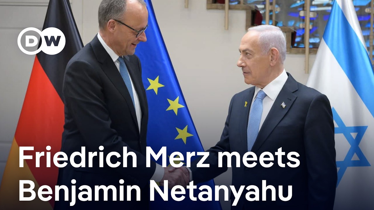 German Chancellor Merz meets Israeli PM Netanyahu in Jerusalem | DW News