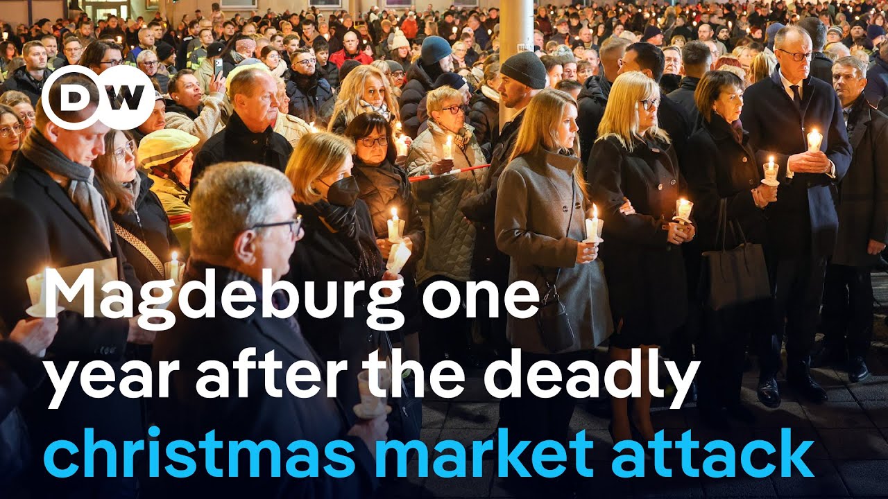 Germany’s city of Magdeburg marks one-year anniversary of deadly Christmas Market attack | DW News