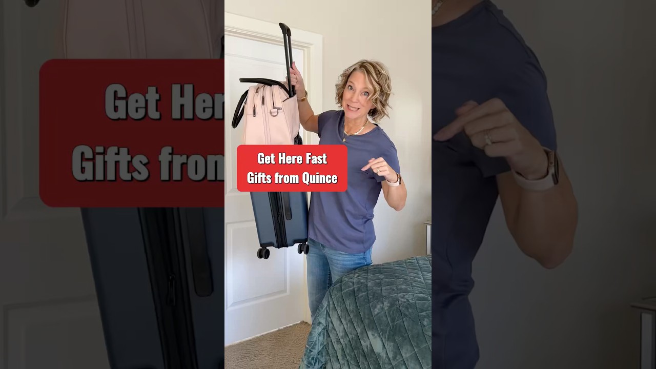 Gifts That Arrive Fast by Quince #traveloutfits #travelgifts