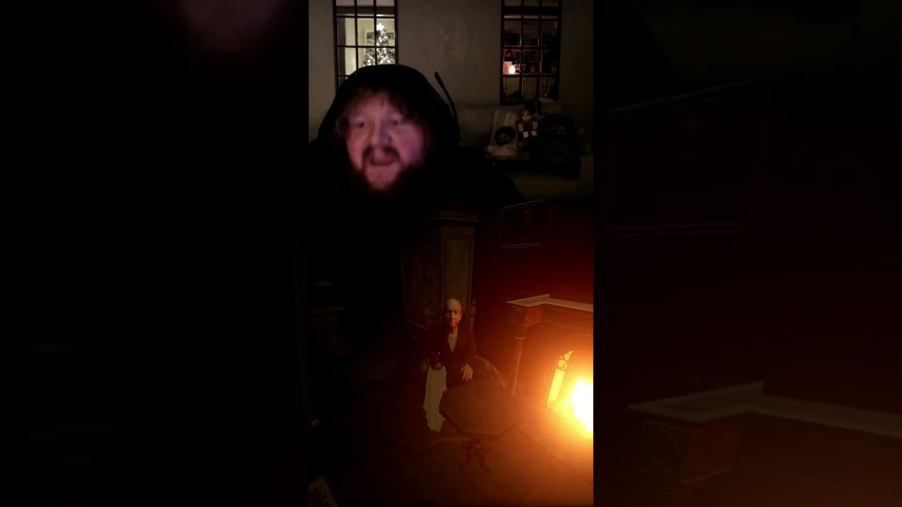 Giving My Grandma A Cup Of Water