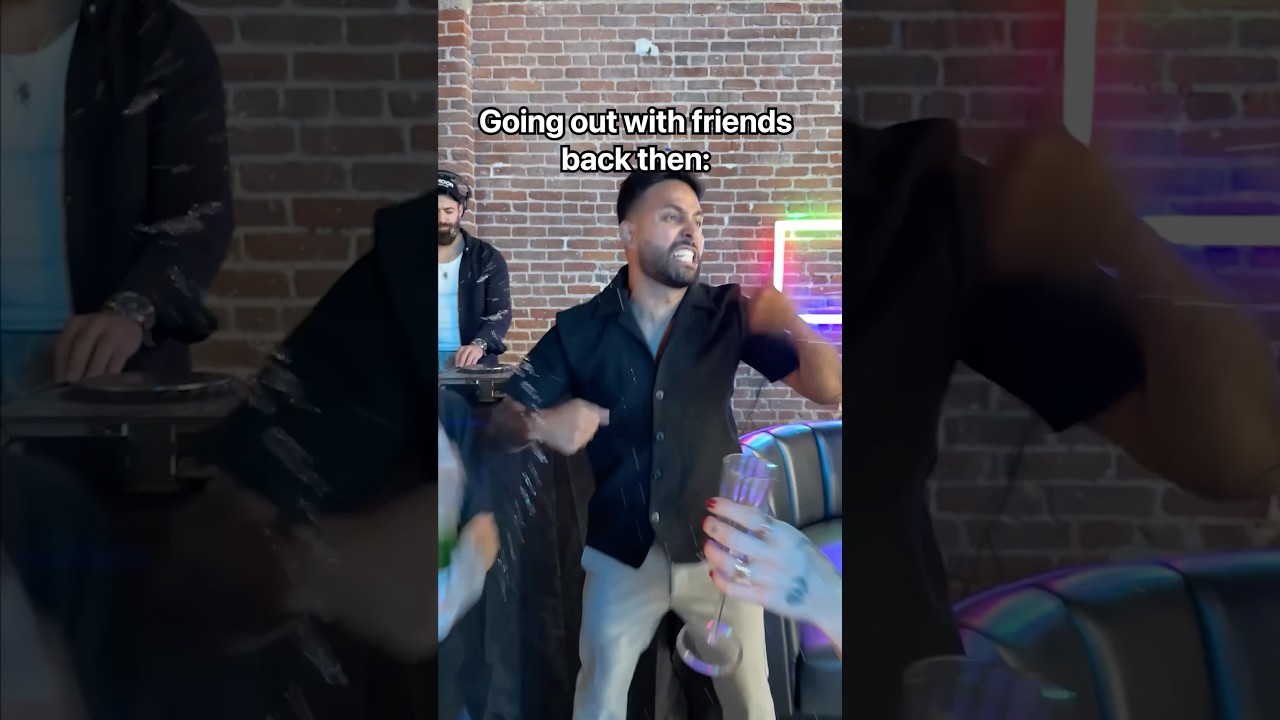 Going out with friends back then VS Now