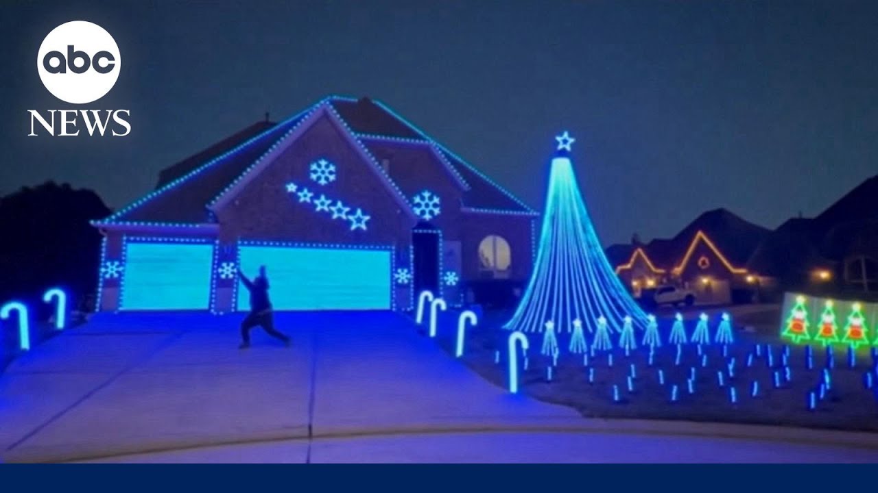 ‘H-Town Frankie’ spreads holiday cheer with wild lights, music