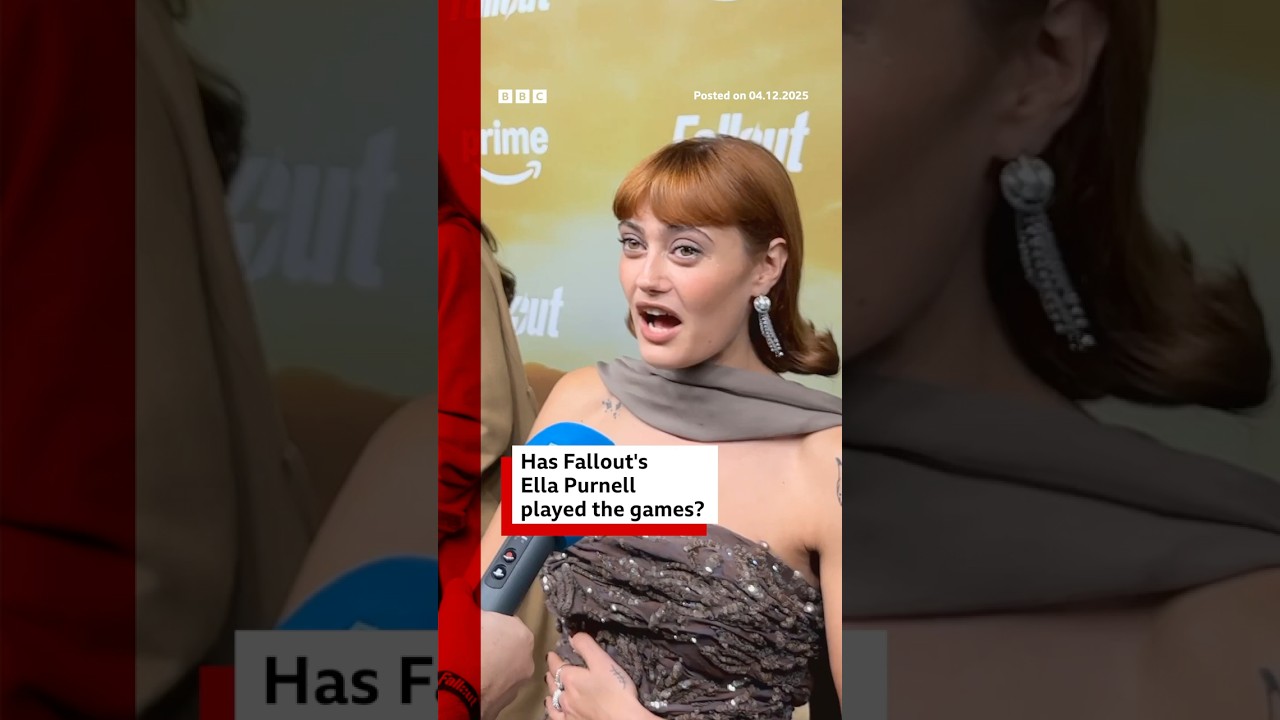 Has Ella Purnell played the Fallout games? #FalloutNewVegas #Fallout #Gaming #BBCNews