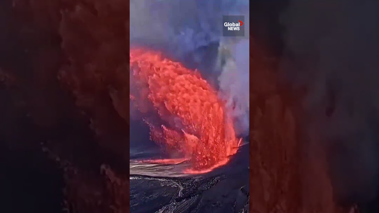 Hawaii’s Kilauea Volcano erupts, red-hot lava melts camera feed