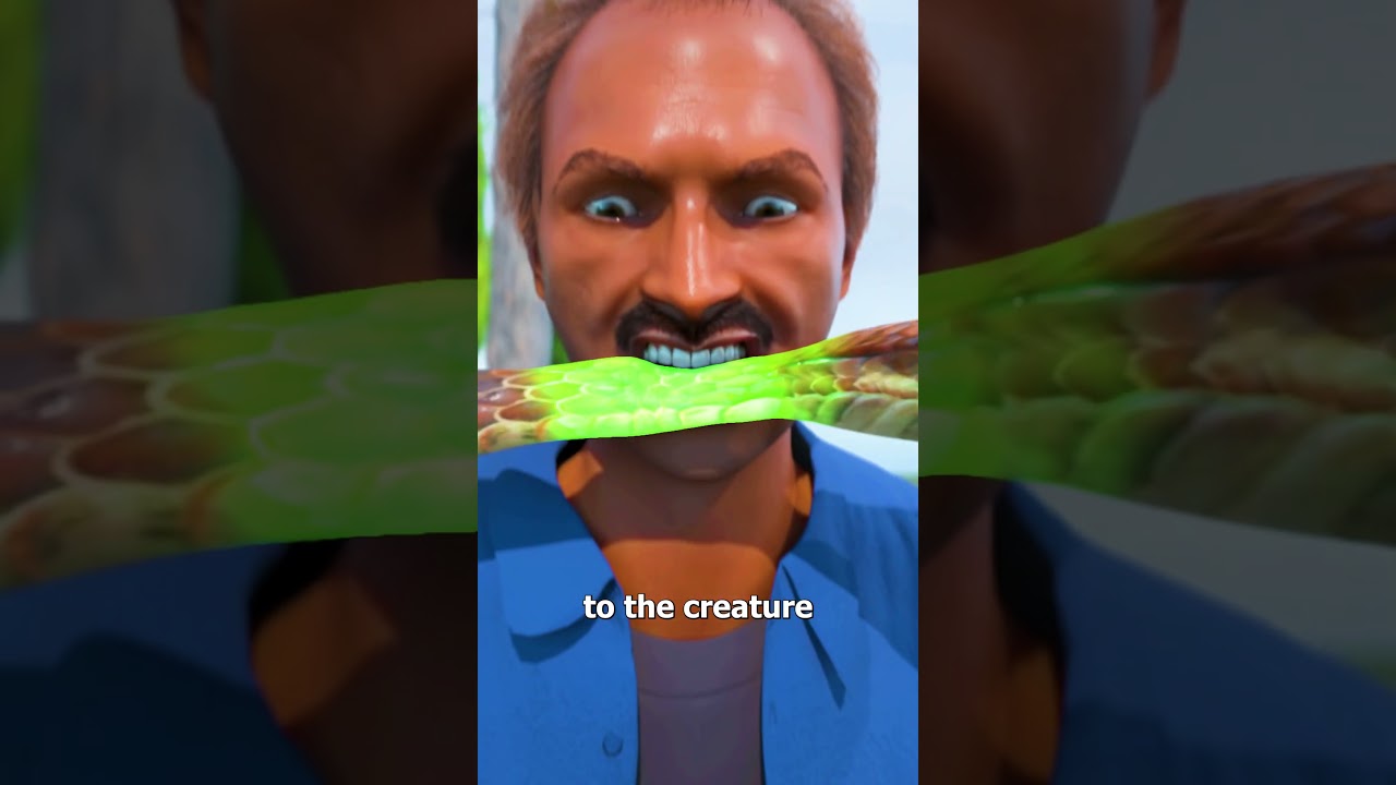 He Bit The Snake Back 😳